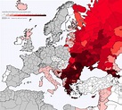 Detailed Map of the Orthodox Church (Eastern and Oriental) in Europe ...