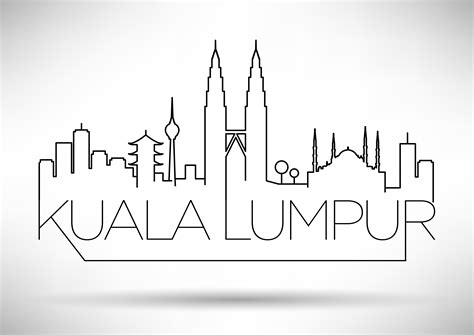You can see the most important buildings it's isolated and it also says kuala lumpur skyline over the silhouette. 54 Different World Cities Skyline | City silhouette, Kuala ...