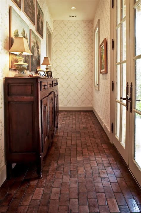 Brick Flooring Timeless Beauty In The Home Town And Country Living