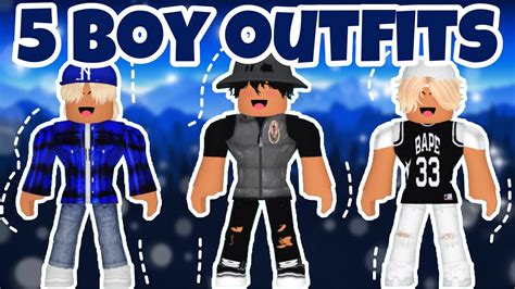 5 Boy Outfit Codes For Bloxburg Siimplydiiana Youtube