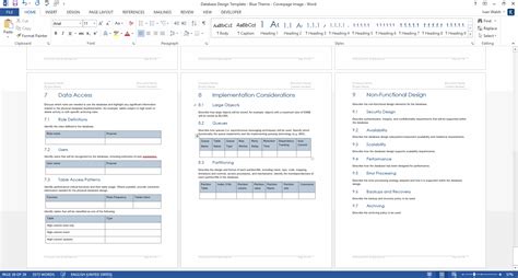 Database do not refactor easily, so it is important to get the most critical parts of the. Database Design Document (MS Word Template + MS Excel Data ...