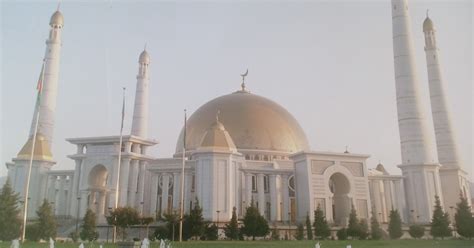Turkmenbashi Ruhy Mosque Turkmenistan Mosque Architecture