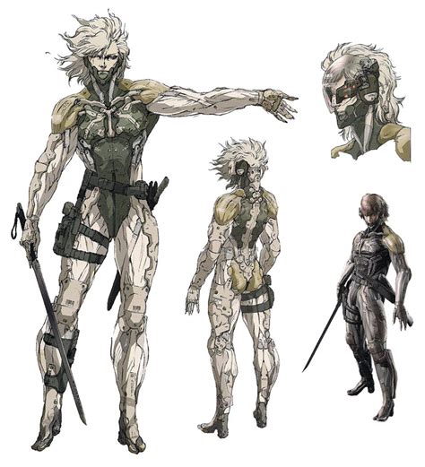 Raiden Character Art Metal Gear Solid 4 Art Gallery Metal Gear