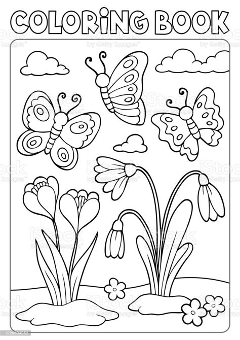 지금 바로 이 귀여운 강아지 꽃 나비와 아이들의 색칠 공부 책 벡터 일러스트를 다운로드하십시오. 색칠 공부 봄 꽃과 나비 갈란투스에 대한 스톡 벡터 아트 및 기타 ...
