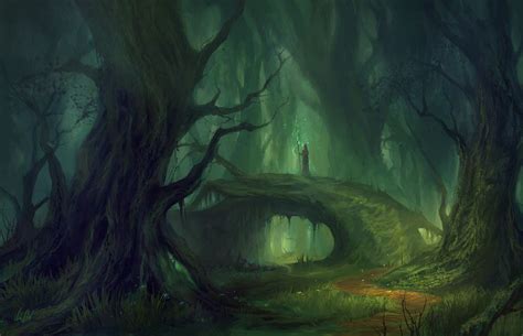 The Forest Path By Nele Diel On Deviantart Phong Cảnh Anime Hoạt Hình