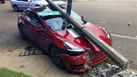 Tesla Car Crash Compilation Youtube