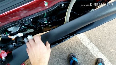 How To Remove A Door Panel Toyota Yaris Ia 2017 Spanish Youtube