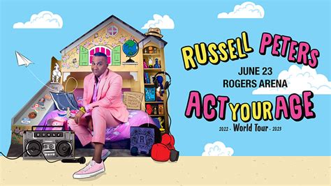 Russell Peters Act Your Age Tour At Rogers Arena On 23 June 2022