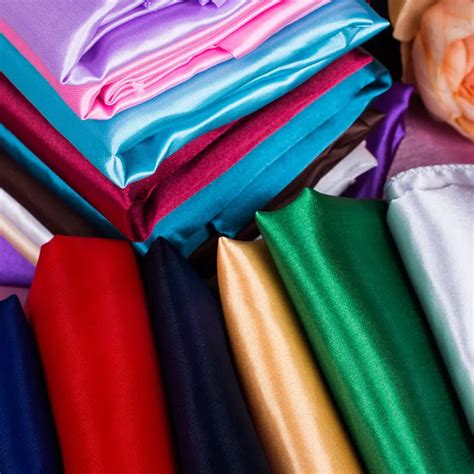 10mlot Wholesale Polyester Silk Satin Fabric For Wedding Banquet