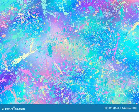 Unicorn Background With Rainbow Mesh Fantasy Gradient Backdrop Stock