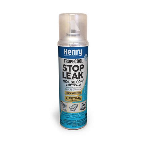 Henry 880 Tropi Cool Stop Leak 100 Silicone Clear Spray Sealer 141 Oz