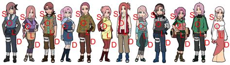 Mixed Pink Haired Naruto Oc Adoptables Sold Out By Mistressmaxwell On Deviantart