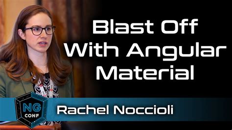 Blast Off With Angular Material Rachel Noccioli Youtube