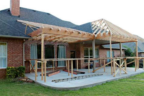 Patio Project Framing And Roof Dimples And Tangles