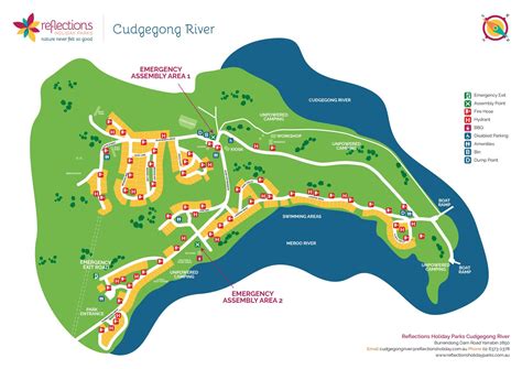 Cudgegong River Holiday Park Map Reflections Holiday Park