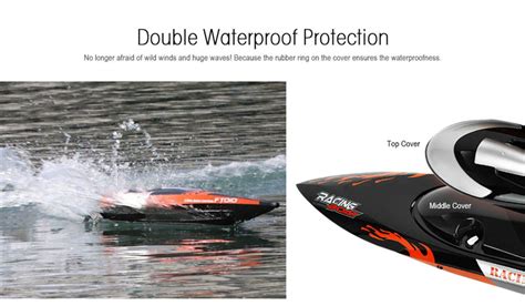 wholesale feilun ft010 2 4g 35km h rc racing boat free shipping