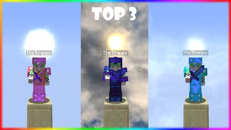 Top 3 My Favorite Texture Packs Pvp Minecraft Pvp Youtube