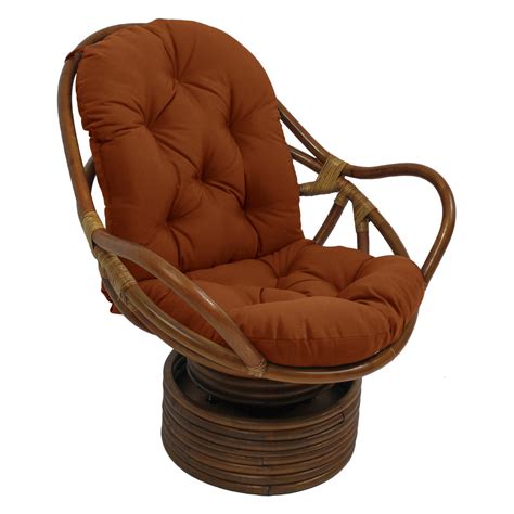 Outsunny Outdoor Wicker Swivel Rocking Chair Patio Rattan 360 Degree