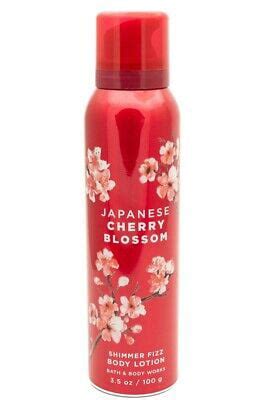 Bath Body Works Japanese Cherry Blossom Shimmer Fizz Body Lotion