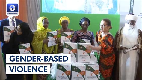 gender based violence nigeria launches sgbv landscape analysis report youtube