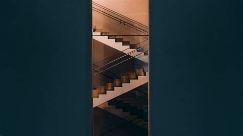 Download Wallpaper 2560x1440 Staircase Steps Facade Building