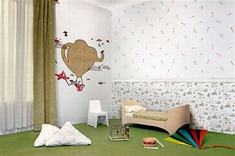 Playful Wallpapers For The Kids Room By Tres Tintas Barcelona Kidsomania