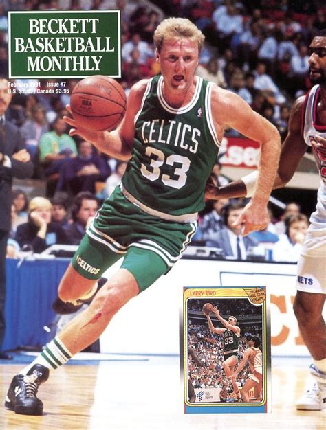 07 February 1991 Larry Bird Basketball Beckett