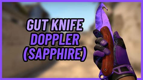 Gut Knife Doppler Sapphire Csgo Knife Showcase Youtube