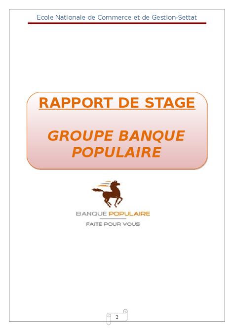 Rapport De Stage Original