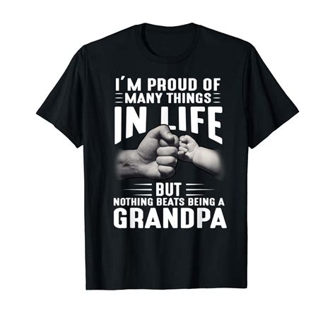 Funny Grandpa Grandfather Ts Tee T Shirt Clothing