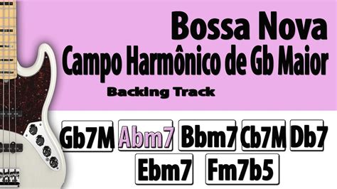 Campo Harmônico De Gb Maior Backing Track 125 Bpm Youtube