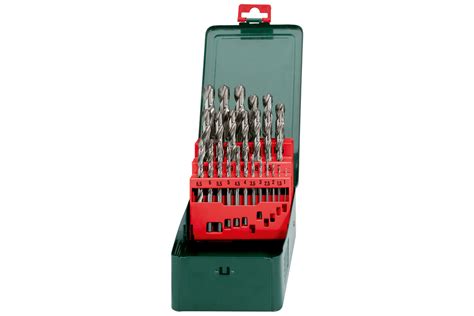 Hss G Drill Bit Storage Case Sp 25 Pieces 627154000 Metabo Power Tools