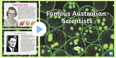 Famous Australian Scientists Powerpoint Teacher Made