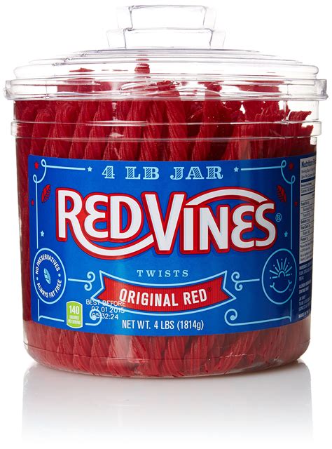 Red Vines Red Licorice Twists 4 Pound Jar Buy Online In United Arab