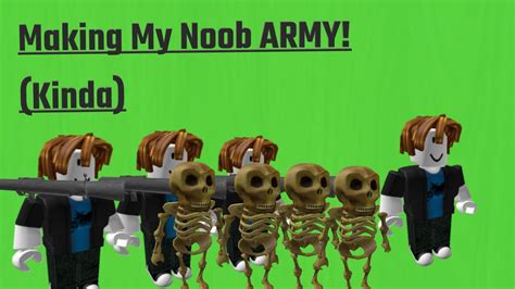Making A Noob Army Kinda Evil Noobs Survival Youtube