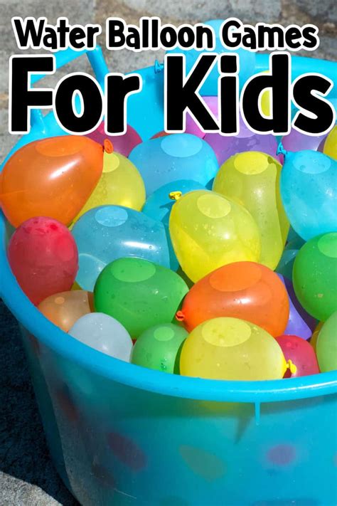19 Super Fun Water Balloon Games For Kids