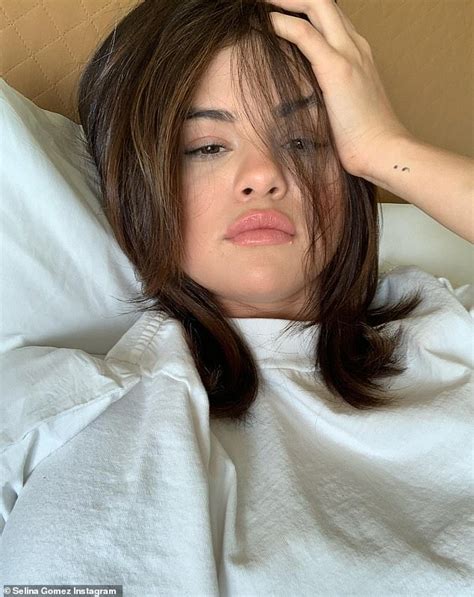 Selena Gomez Poses For A Sultry Selfie In Bed As She Shares Photo Dump On Her Instagram