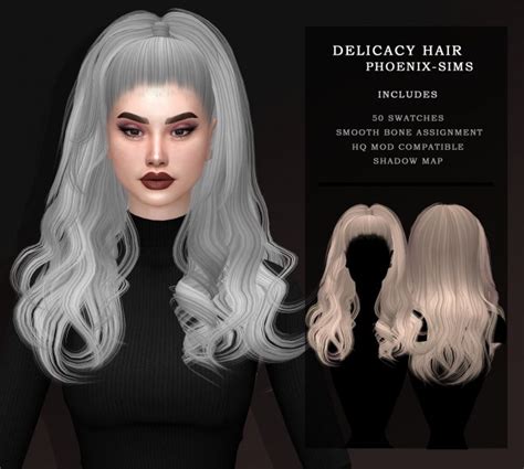 Delicacy Hair At Phoenix Sims Sims 4 Updates