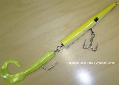 2 Oz Saltwater Needlefish Style Wooden Lures And Plugs For Large
