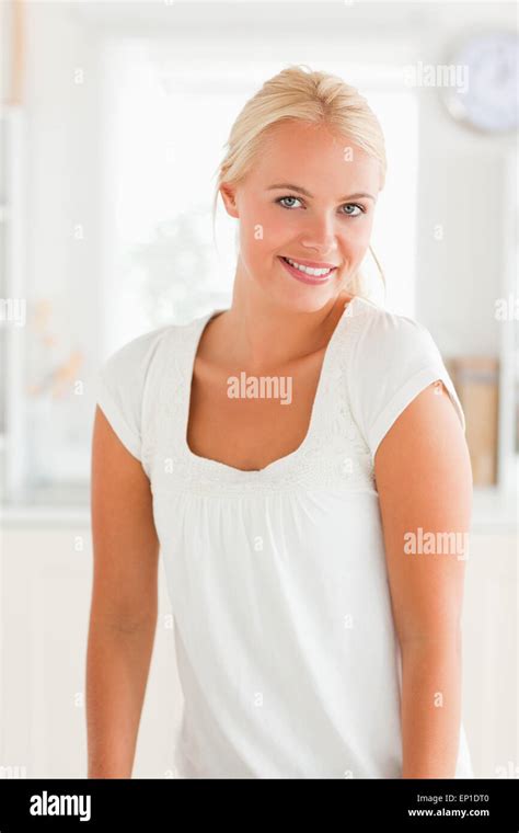 Beautiful Woman Posing Stock Photo Alamy