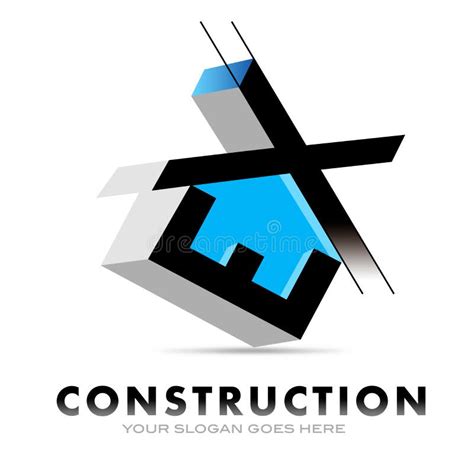 Plantilla Del Logotipo De La Construcción Conveniente Para La Marca De
