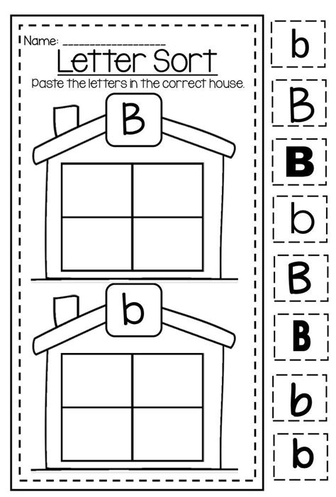 Letter B Capital And Lower Case Differentiation Huge Alphabet