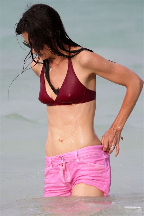 Katie Holmes In Bikini Top On The Beach In Miami Hawtcelebs