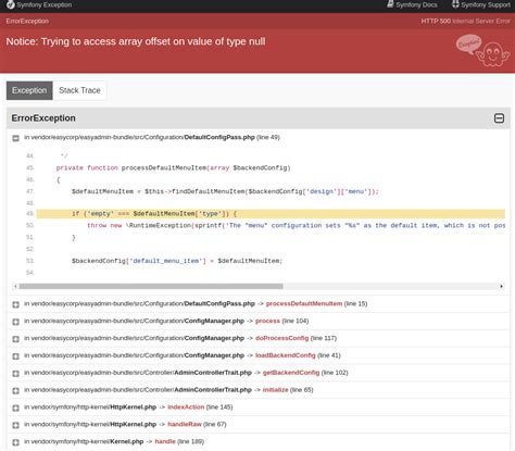 Trying To Access Array Offset On Value Of Type Null With Php 74