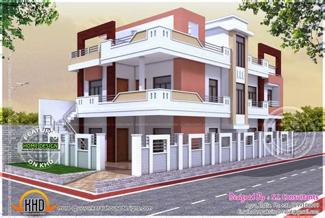 Floor Plan Of North Indian House Home Kerala Plans