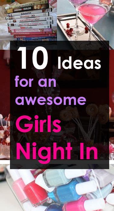 The game can last about 30 to 90 minutes depending on how many players you have. 10 Ideas for an Awesome Girls' Night In | Girls night ...