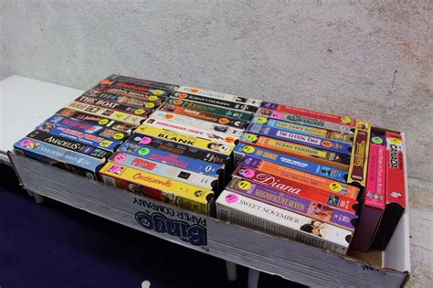 Large Box Of Assorted Vhs Movies 36