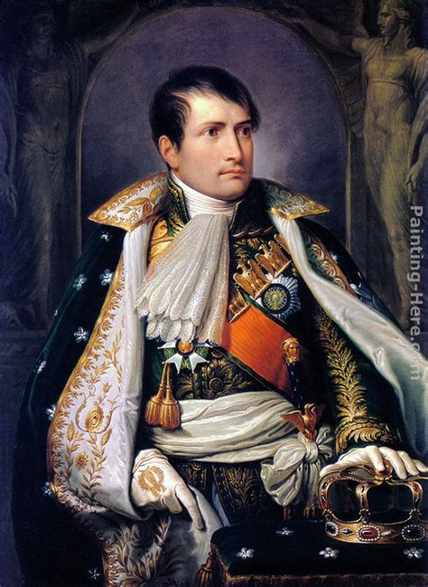 Napoleon rising comes out of the grave painting by horace vernet now exhibited in the villa dei mulini, portoferraio, italy. Bonaparte at the Pont d'Arcole shows Napoleon with blond ...