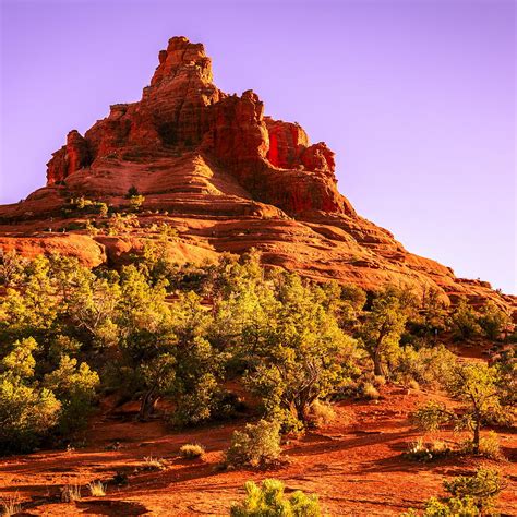 Bell Rock In Sedona At Sunset Photograph By Alexey Stiop Pixels