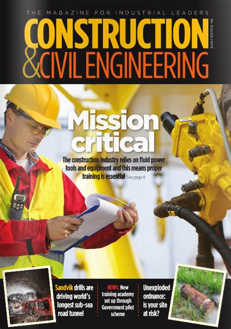 Read Construction And Civil Engineering Issue 105 Early Edition